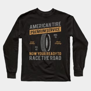 American Tire Distressed Long Sleeve T-Shirt